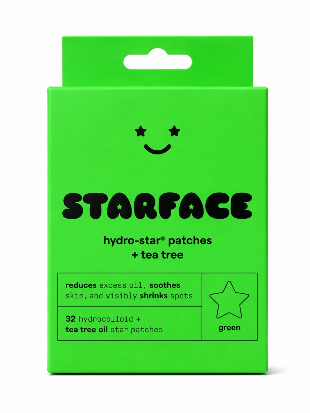 Starface Hydro-Stars Green Tea Tree Oil Pimple Patches 32 Count